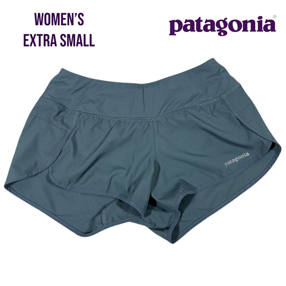 Patagonia Women's Running Shorts Extra‎ Small XS Gray Quick Dry Activewear Gym